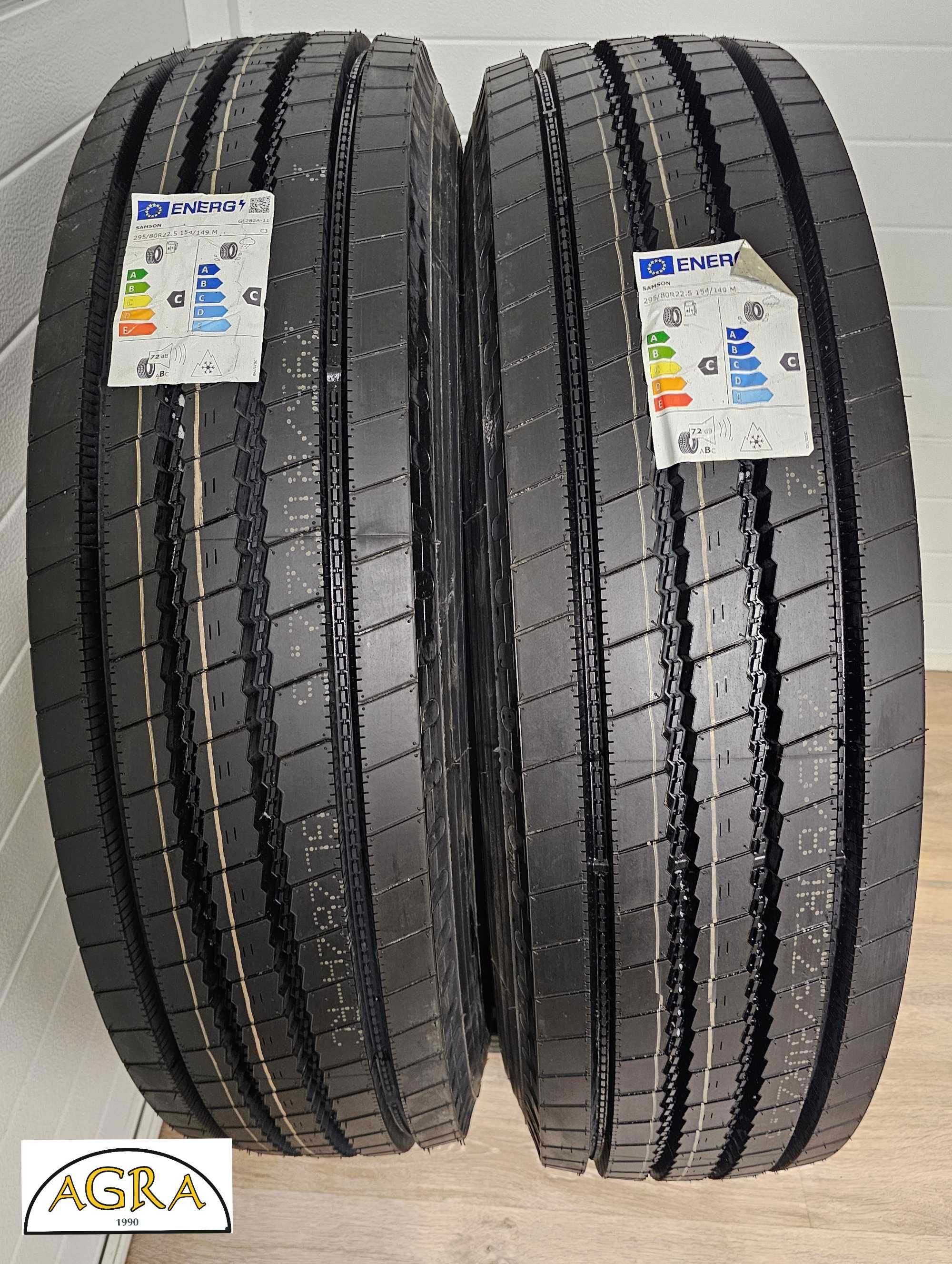 295/80R22.5 (910netto) NOWA SAMSON  opona prowadząca opony przód  nap