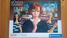 Puzzle 1000 gambit królowej clementoni