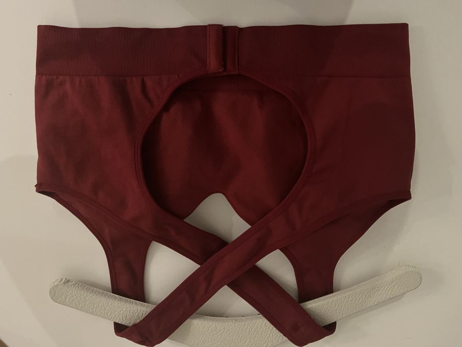 Sportowy biustonosz  rozmiar.XXL burgundowy