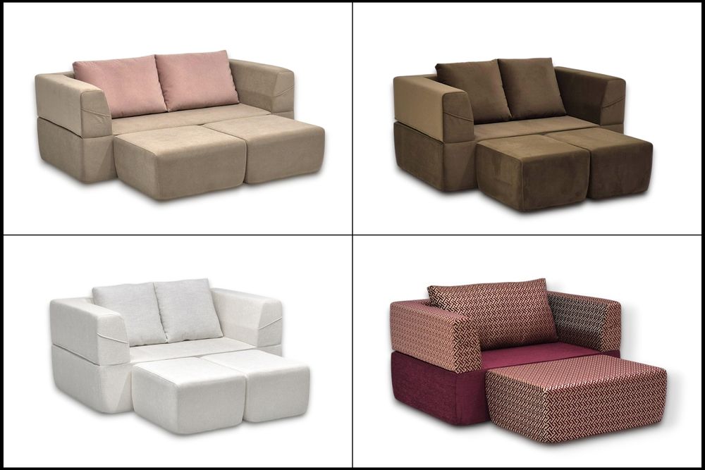 Безкаркасні меблі Lado. Дивани та крісла Експромт