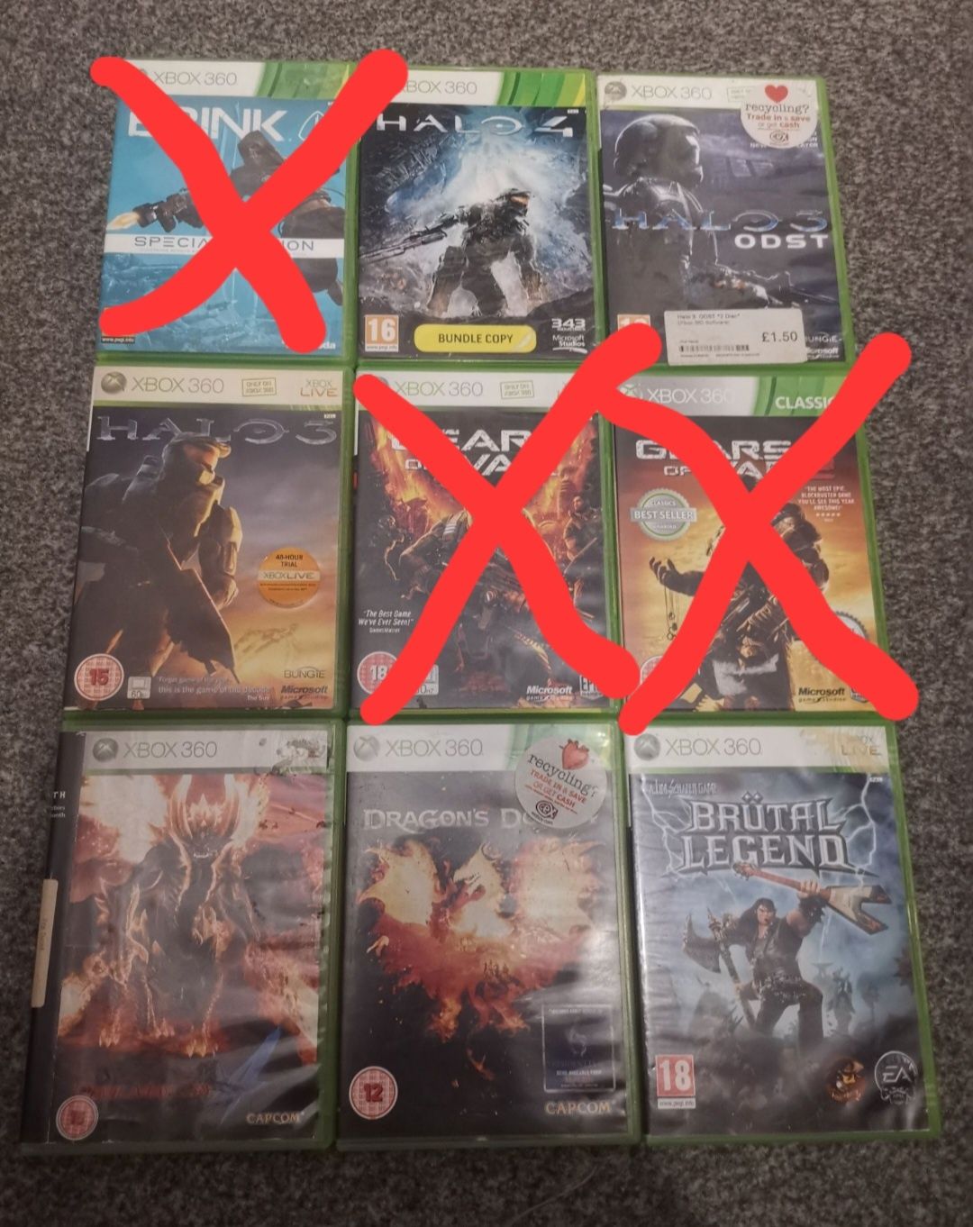 Sprzedam lub zamienię gry na "Xbox'a 360" w bardzo dobrym stanie!