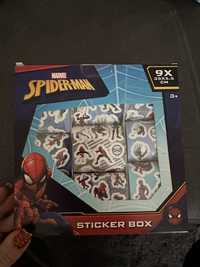 Spiderman naklejki zestaw nowe pudełko sticker box