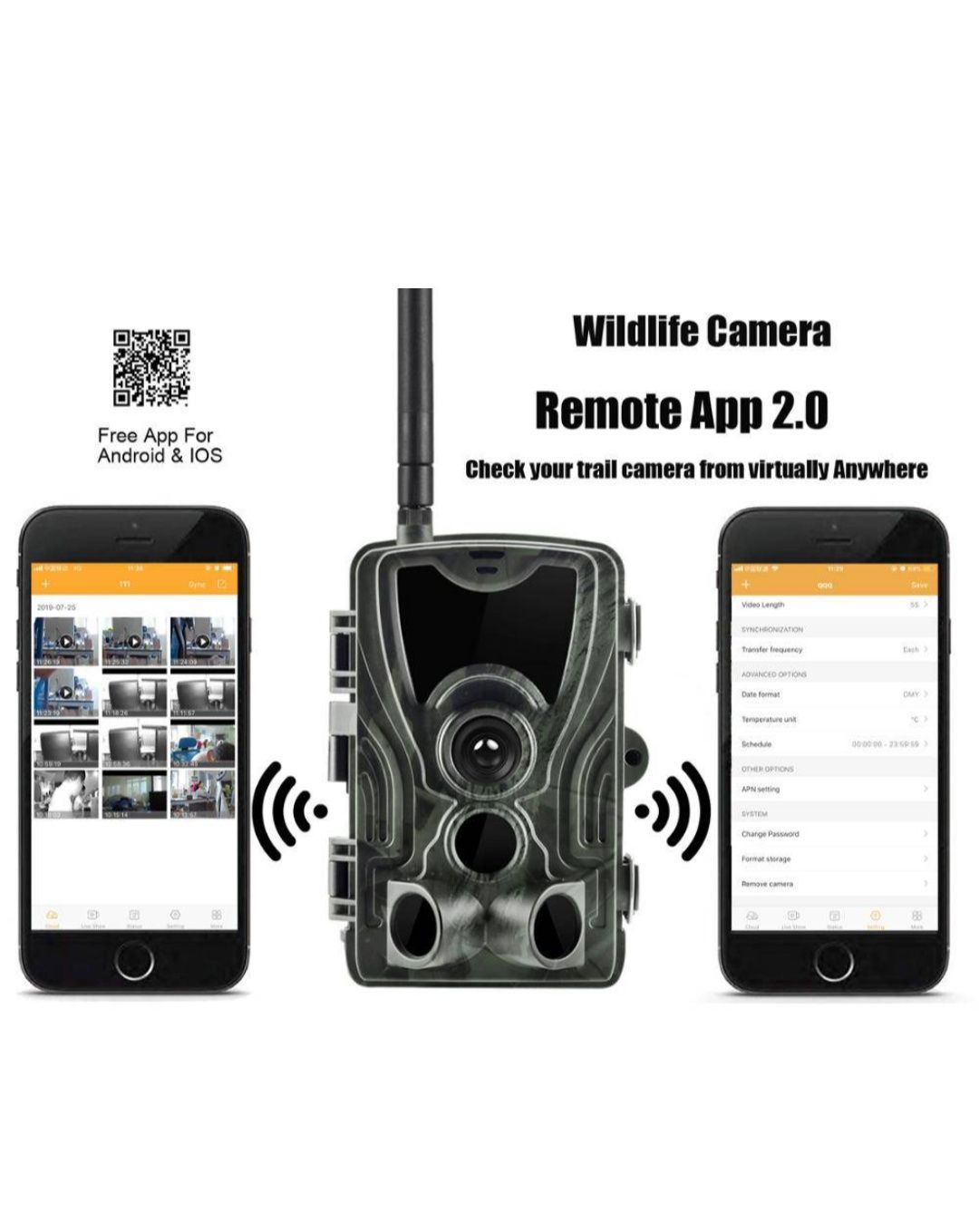 APP / 4G фотопастка HC-801Plus (20Mp, Хмарний сервіс)