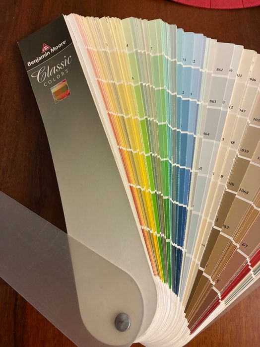 Wzornik, paleta kolorów Benjamin Moore