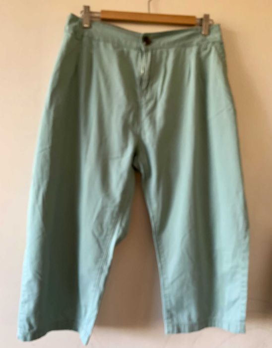 Летние брюки бриджи Peacocks, р.54-56, хлопок БОЛЬШОЙ РАЗМЕР