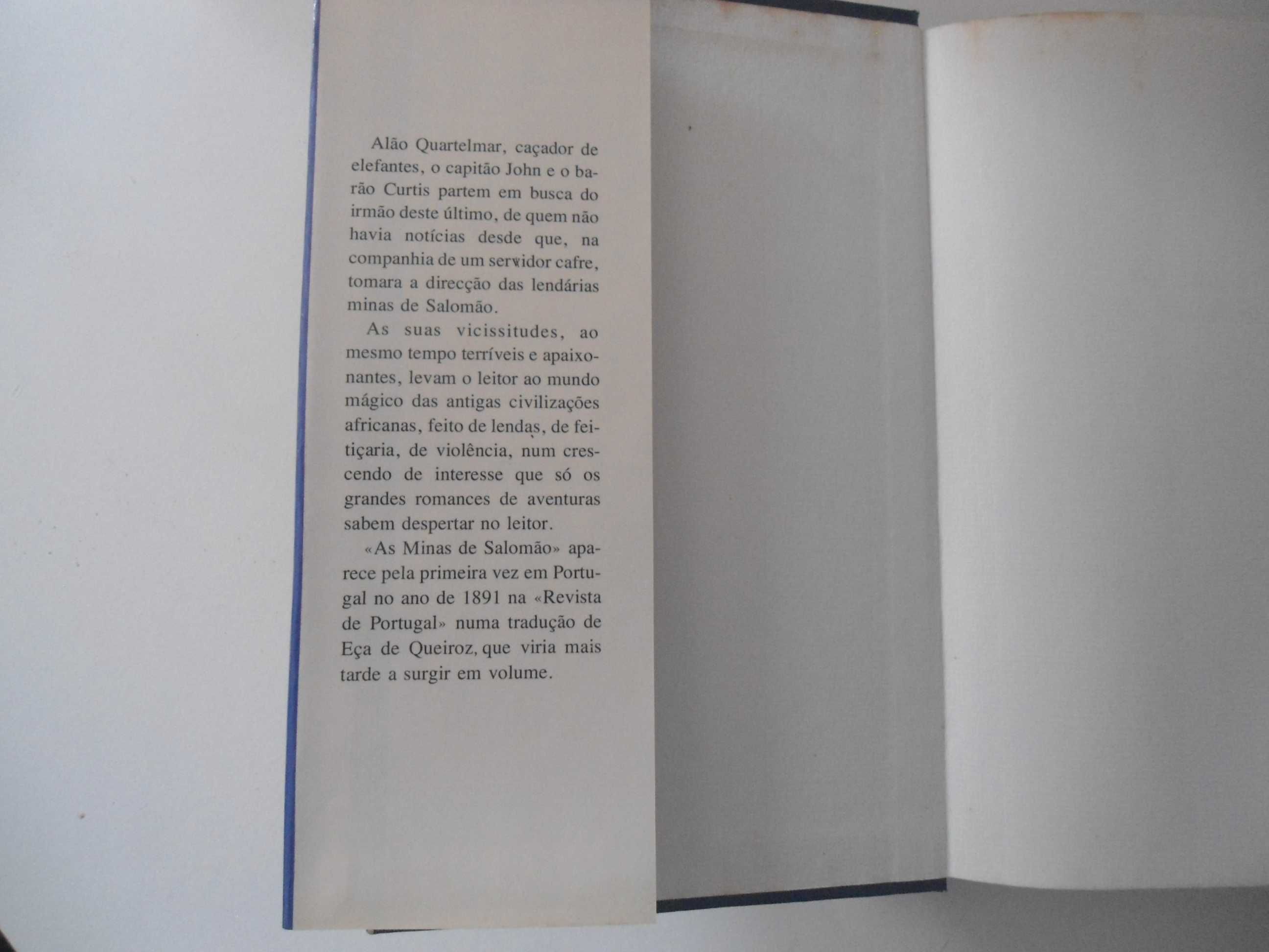 As Minas de Salomão por Rider Haggard