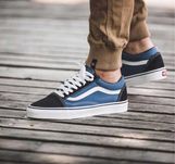 Кеди Vans синього кольору