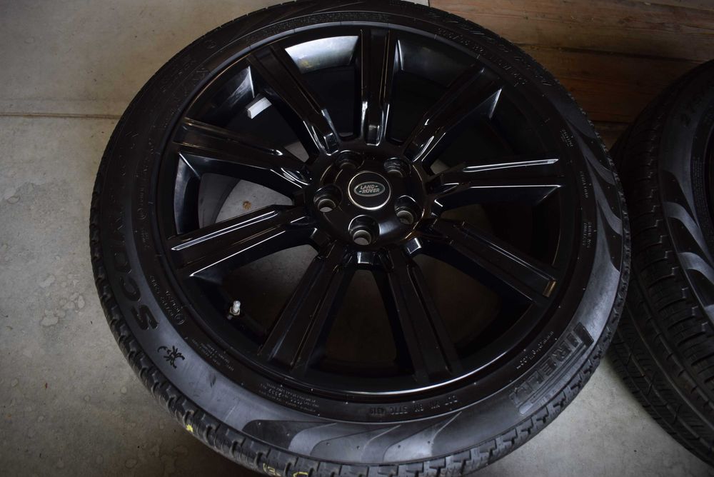Land Range rover L405 sport L494 felgi 21 czarne opony pirelli 21 oryg