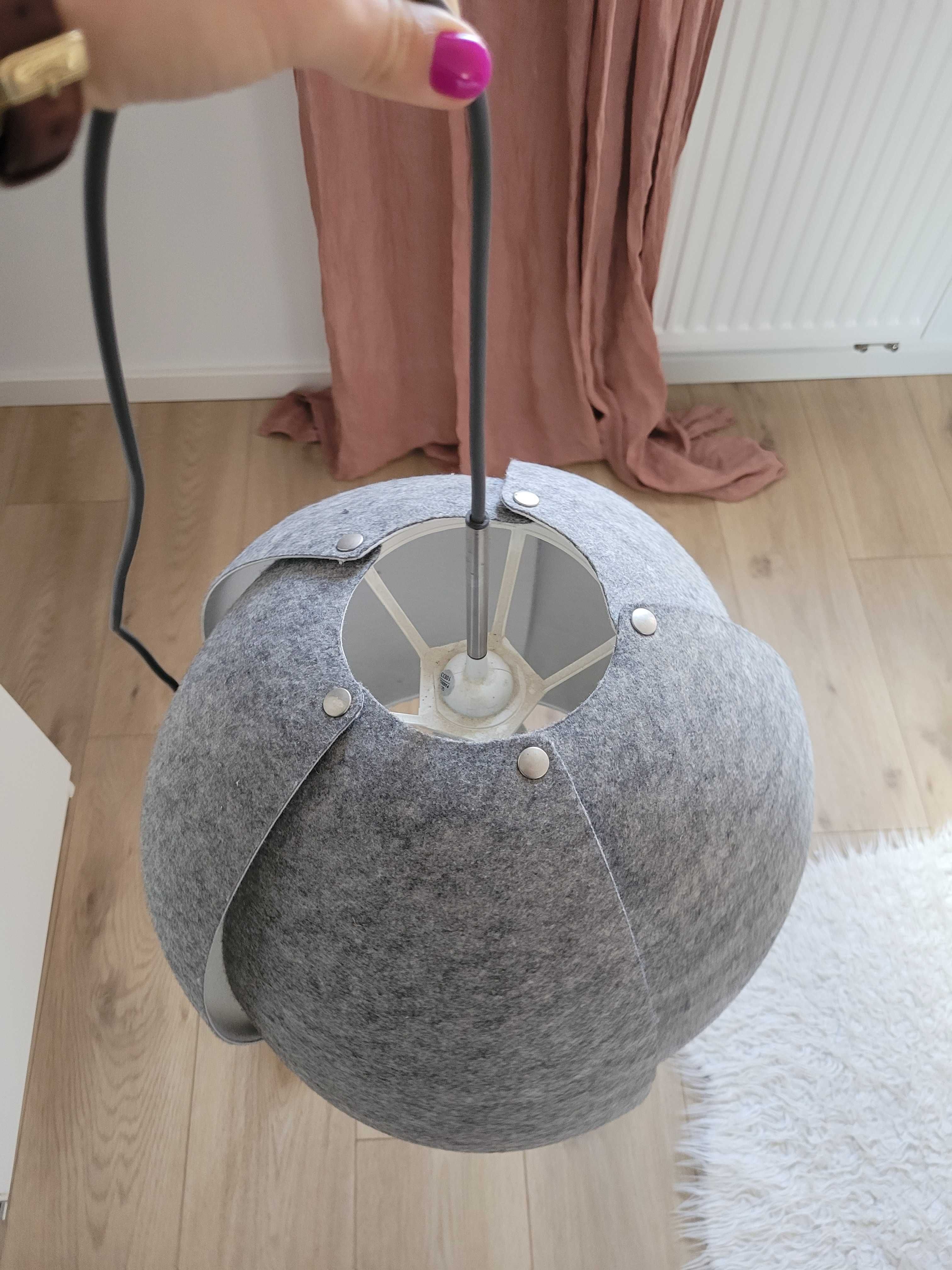 Ikea vintergata lampa wiszaca z filcu