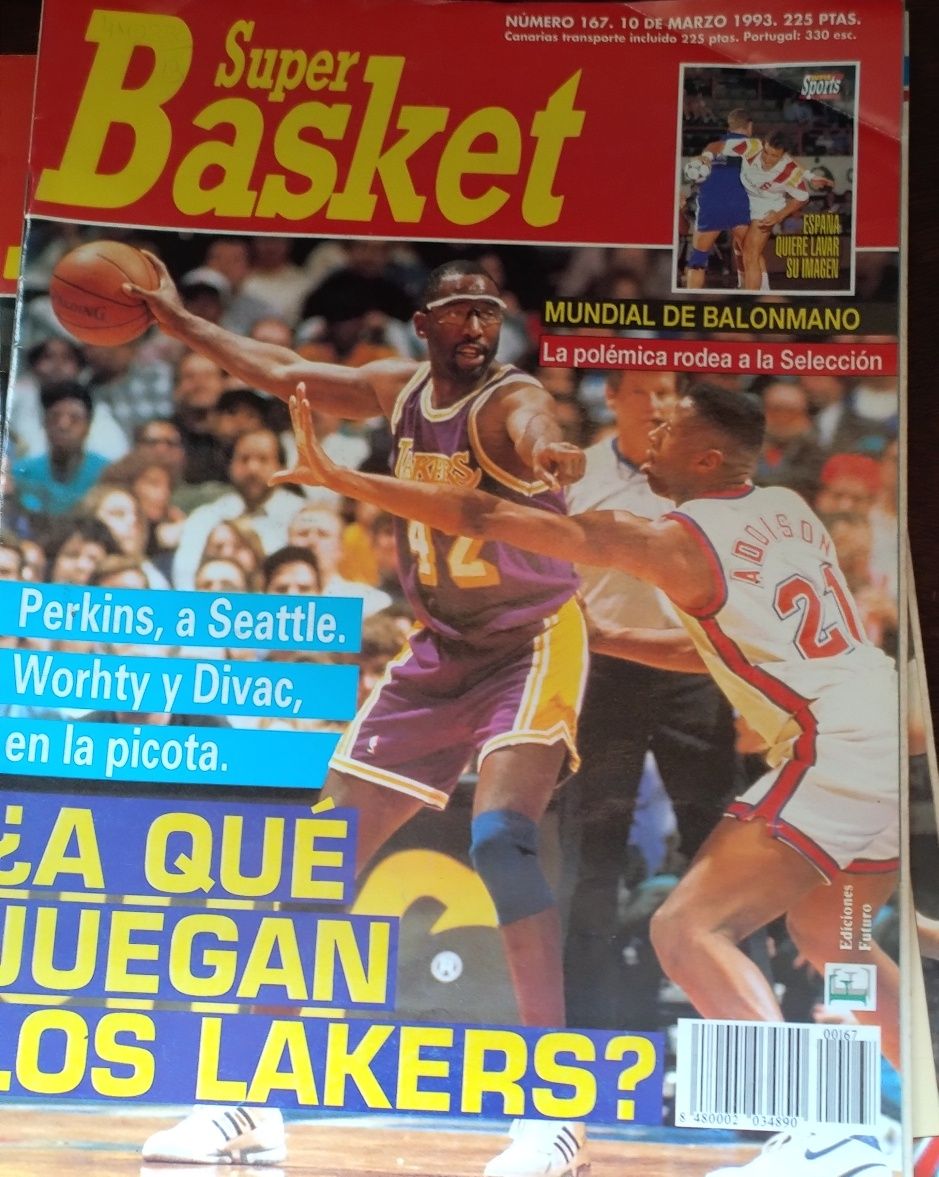 5 revistas superbasket de 1993