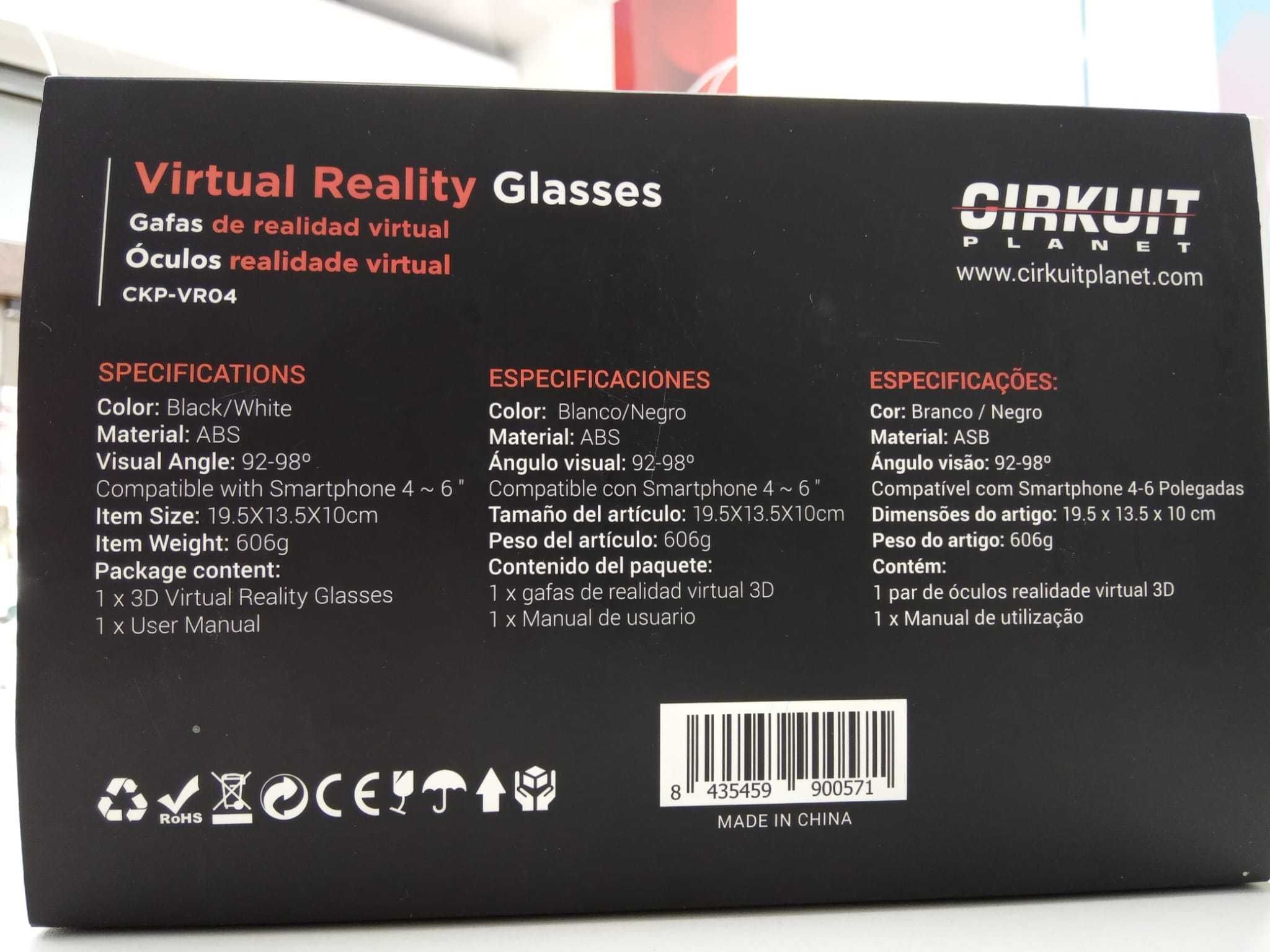 Oculos 3D Realidade Virtual