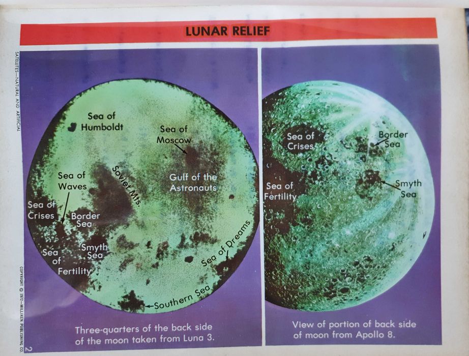 Livro Satellites Natural and Artificial - V.M. Abbott, 1ª Edição, 1972