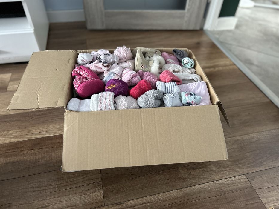 Ciuszki rozmiar 62 (pakiet jesienno-zimowy dla dziewczynki)