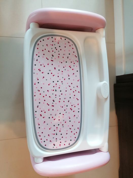 Smoby Baby Nurse Łóżeczko 2w1 dla lalki/przewijak + lalka