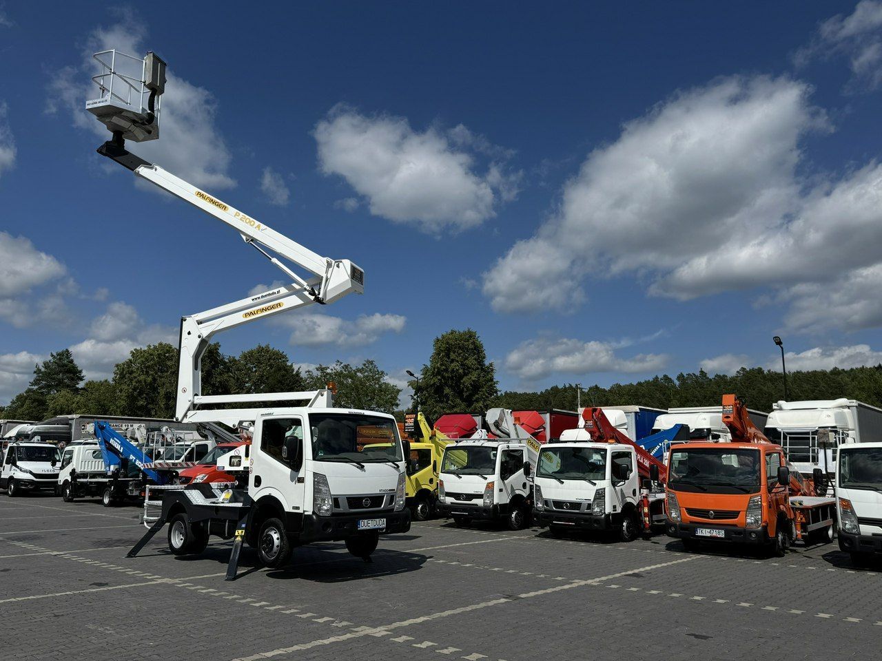 Nissan Cabstar  Podnośnik Koszowy 20m Palfinger P200 A Smart Zwyżka UDT Wumag GSR