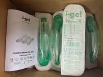 10 штук Ларингеальная маска/надгортанный воздуховод i-gel Розмір 4