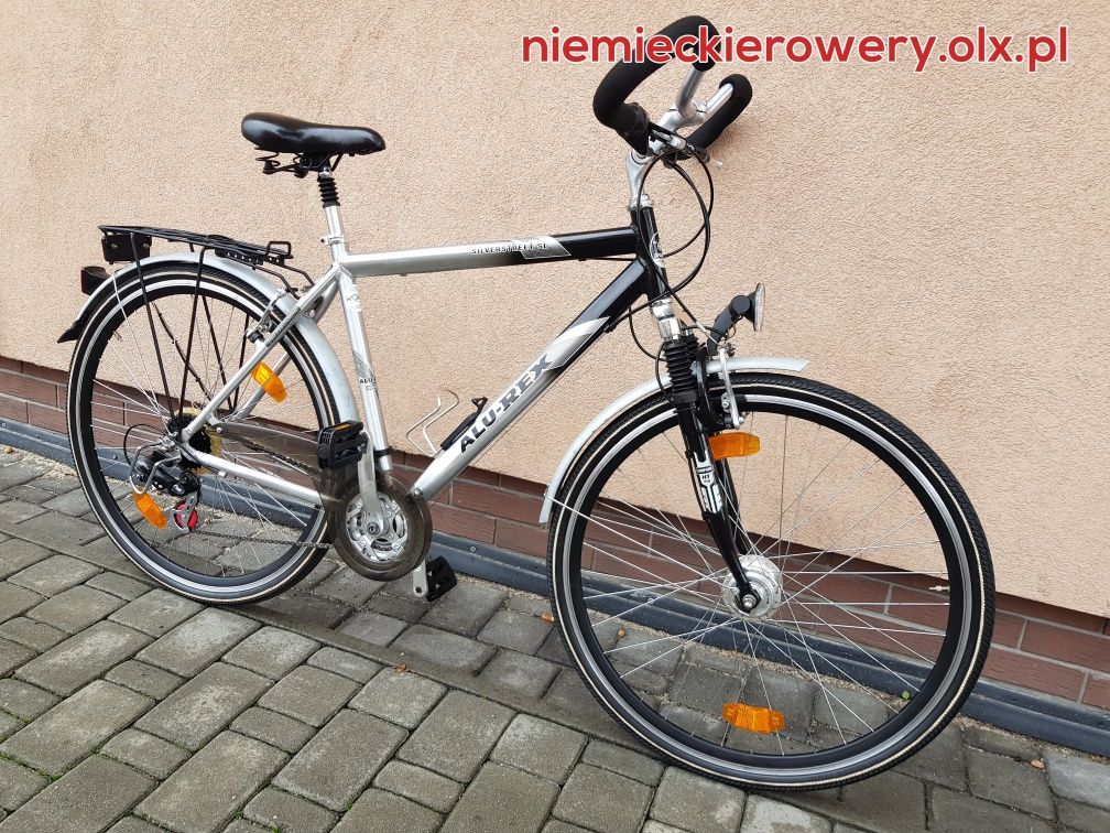 Rower męski trekkingowy ALU-REX koła 28 SHIMANO aluminium WYSYŁKA