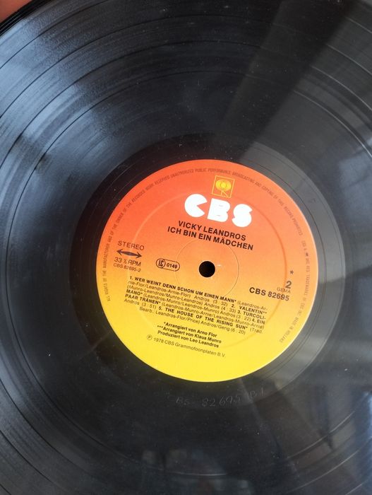 Disco de vinil LP Vicky Leandros
