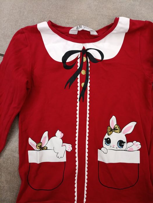 Bluzka h&m 110/116 świąteczna