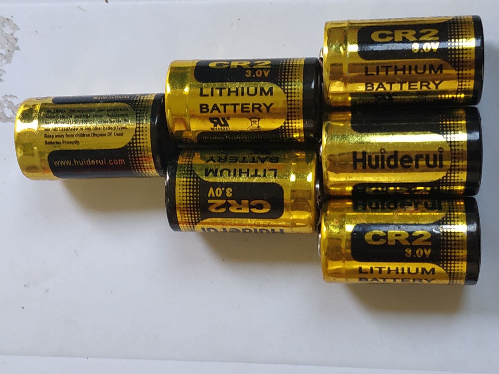 Батарейки huiderui CR123а та CR2