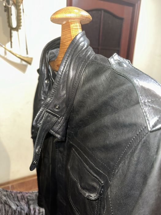 Шкіряна Куртка Чоловіча Yes London Чорна