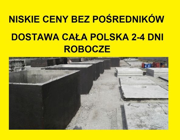 zbiorniki betonowe na deszczówkę betonowy szambo szamba 6,8,10,12,14m3