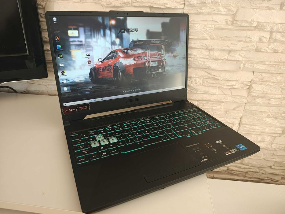 GAMINGOWY Laptop ASUS TUF 144Hz i5 11GEN-12x4.50Ghz,16GB,RTX3050Ti-4GB
