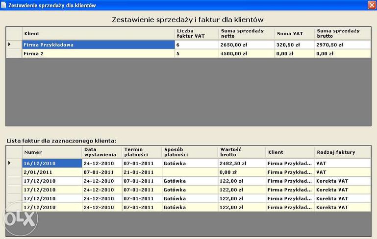Program do fakturowania, wystawiania faktur FV-Ando -prosty w obsłudze