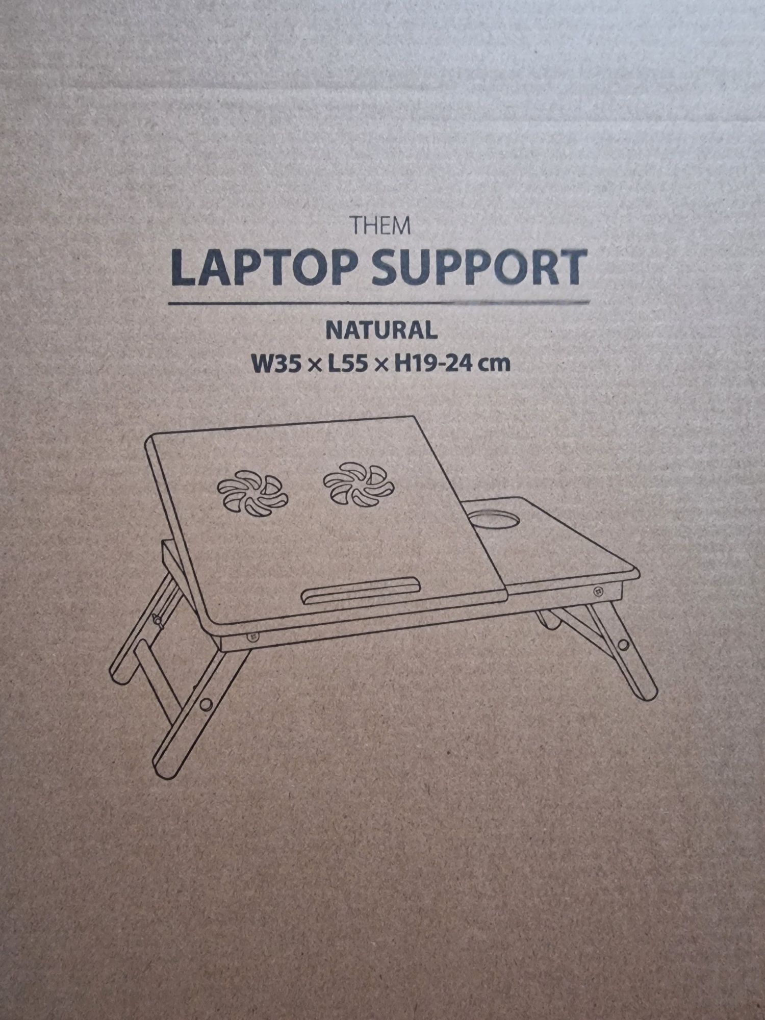 Podstawa pod laptopa Jysk bambus