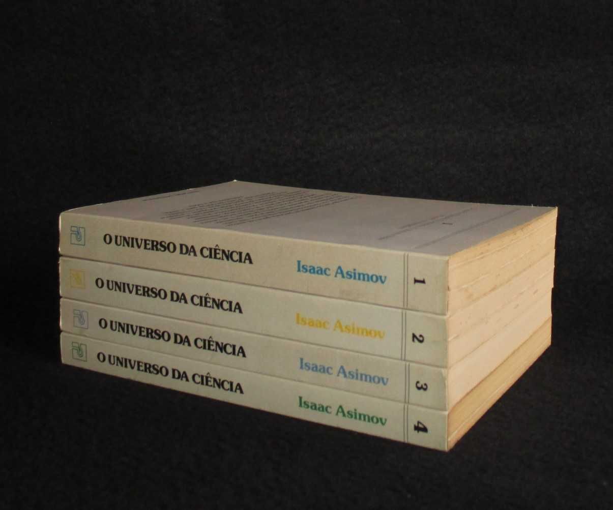 Livros O Universo da Ciência Isaac Asimov 4 Volumes Completo