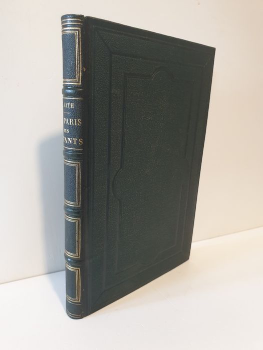 Precioso antigo Livro francês "le Paris des enfants"  de 1869