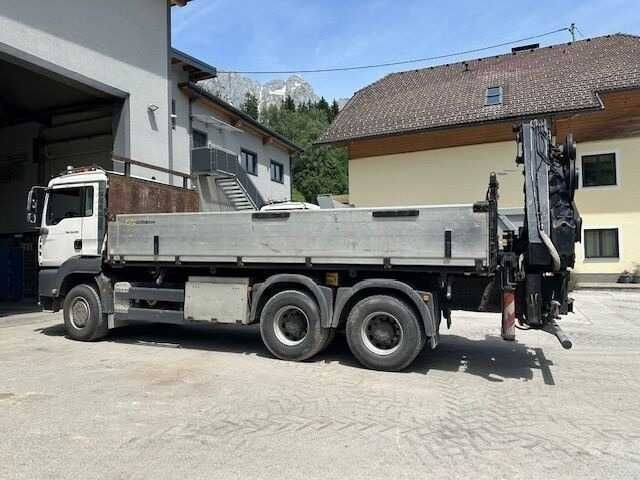 Самоскид MAN TGA 33.430 кран маніпулятор HIAB 220C-5 ротатор грейфер