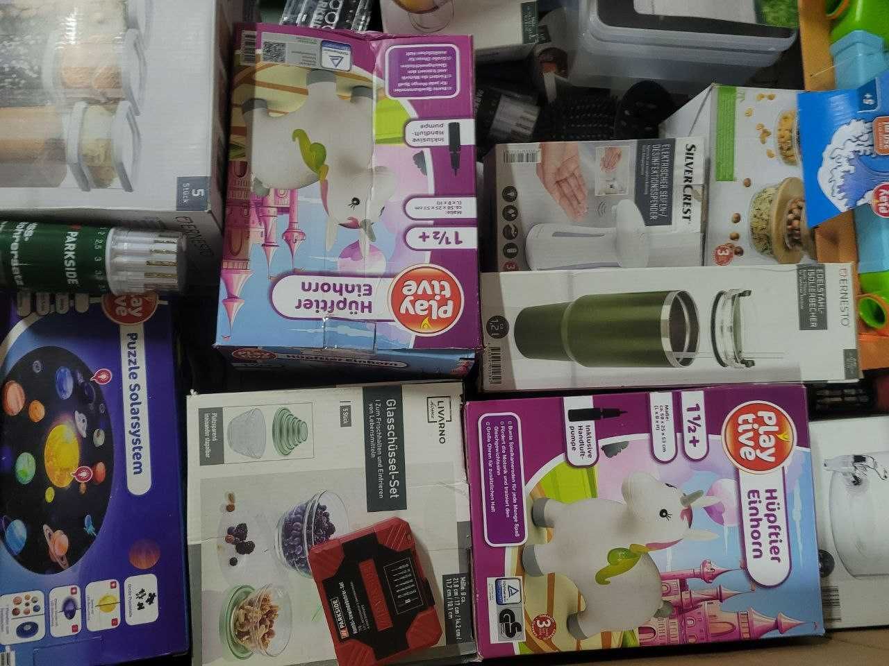 Розпродаж товарів з Amazon/Lidl/Temu – мікс палета під ключ! 172 кг