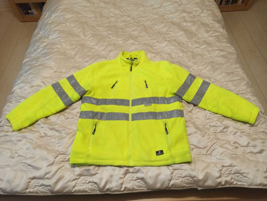 Męski polar bluza odblaskowa robocza 4-Protect XL-2XL 3M bdb Strauss