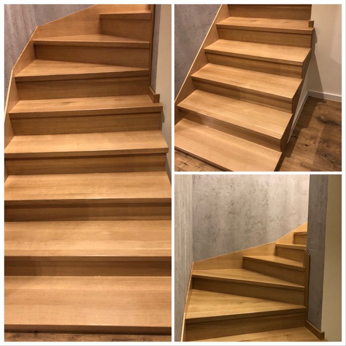 Cyklinowanie bezpyłowe, montaż podłóg, schody, blaty drewniane