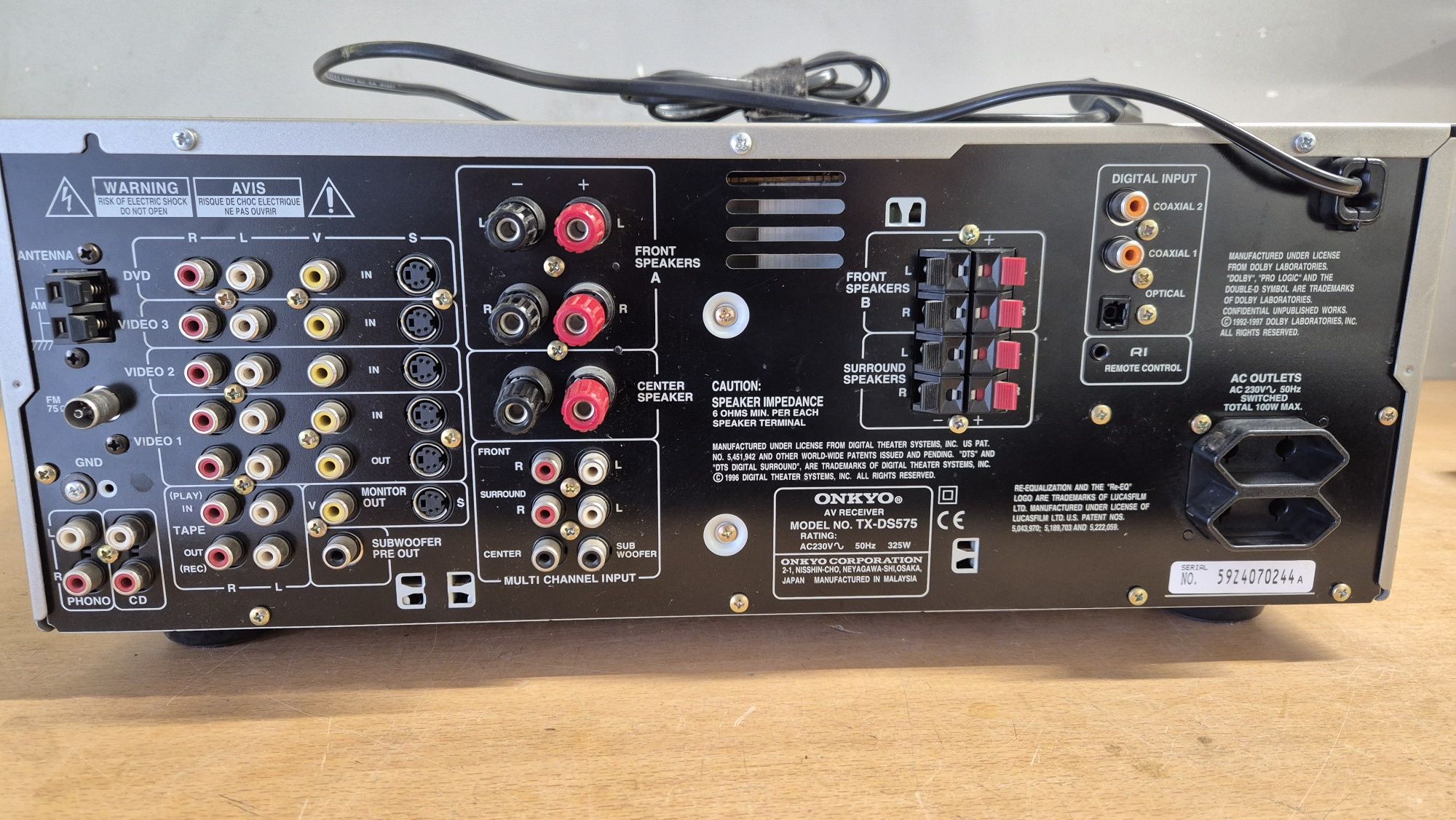 ONKYO amplituner 5.1. Stan bardzo dobry