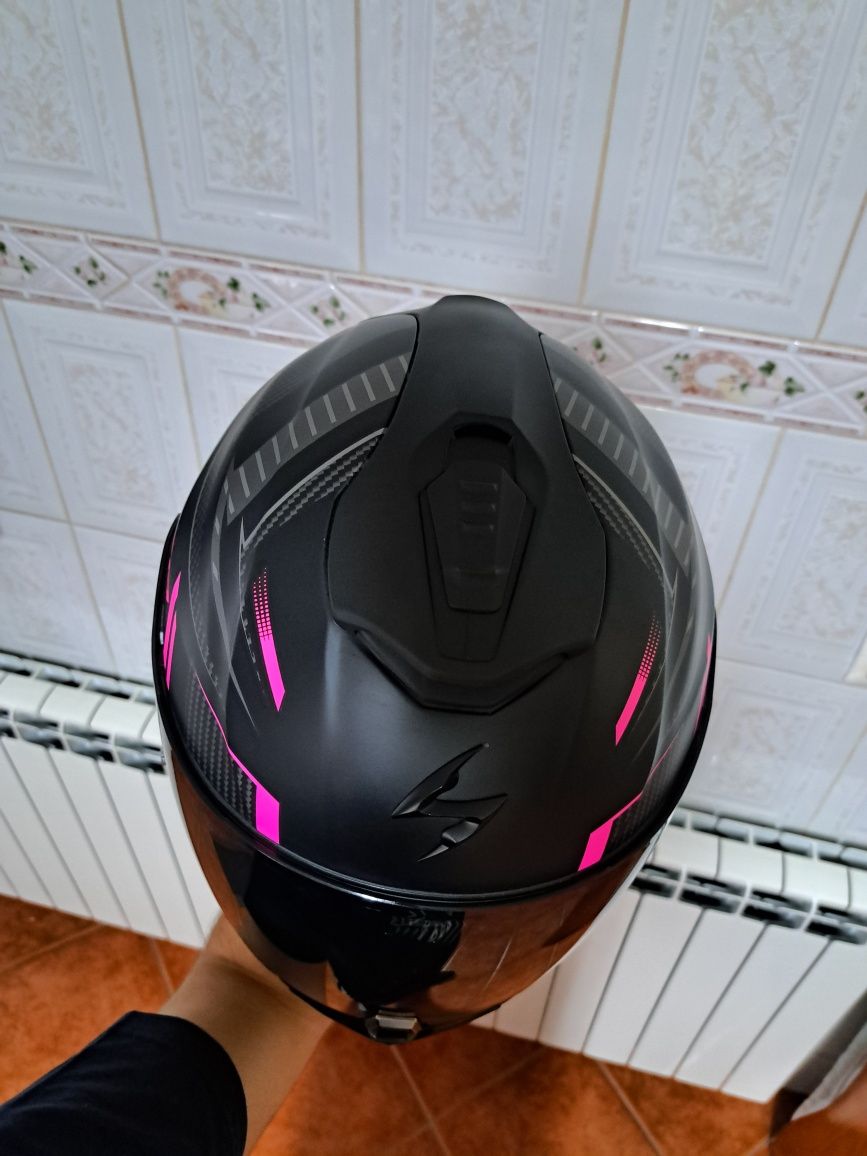 Scorpion Evo 1400 evo Matt Black / Pink
