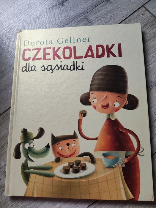 Książka czekoladki od sasiadki