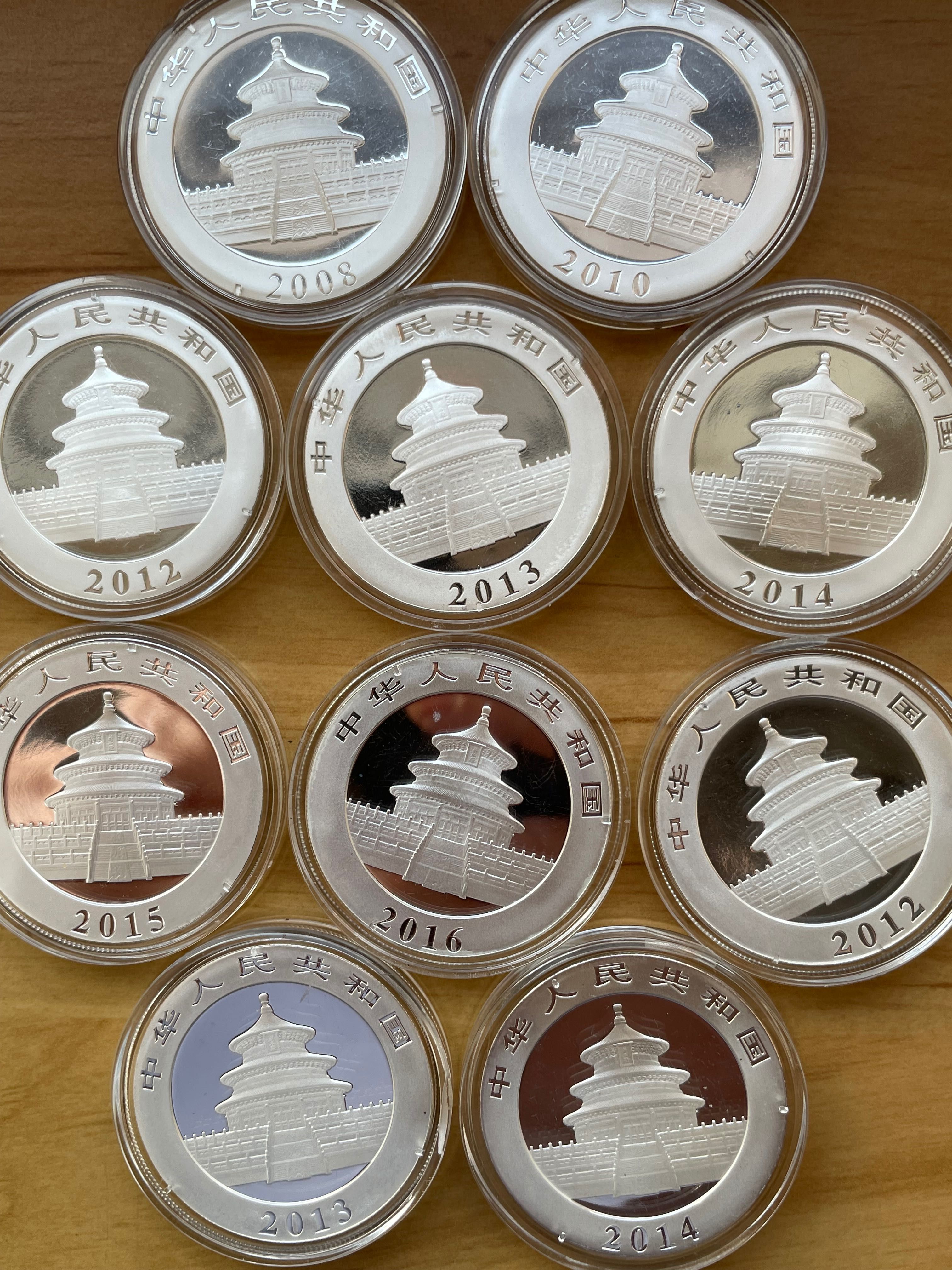 Chiny-Zestaw 10 pand