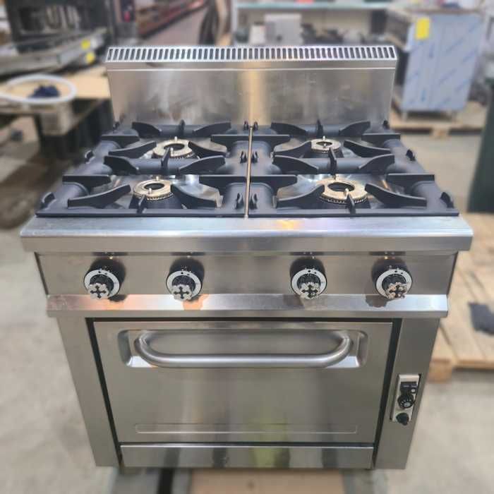 Fogão a gás com forno Offcar com 4 queimadores (800x700x850mm)