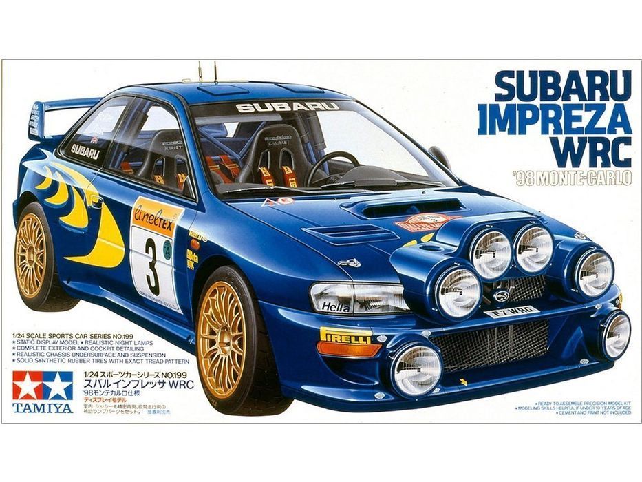 Tamiya 24199 Subaru Impreza WRC 1/24 model do sklejania