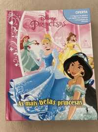 Livro das Princesas com miniaturas