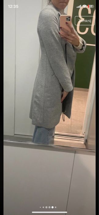 Płaszcz wełniany michael kors