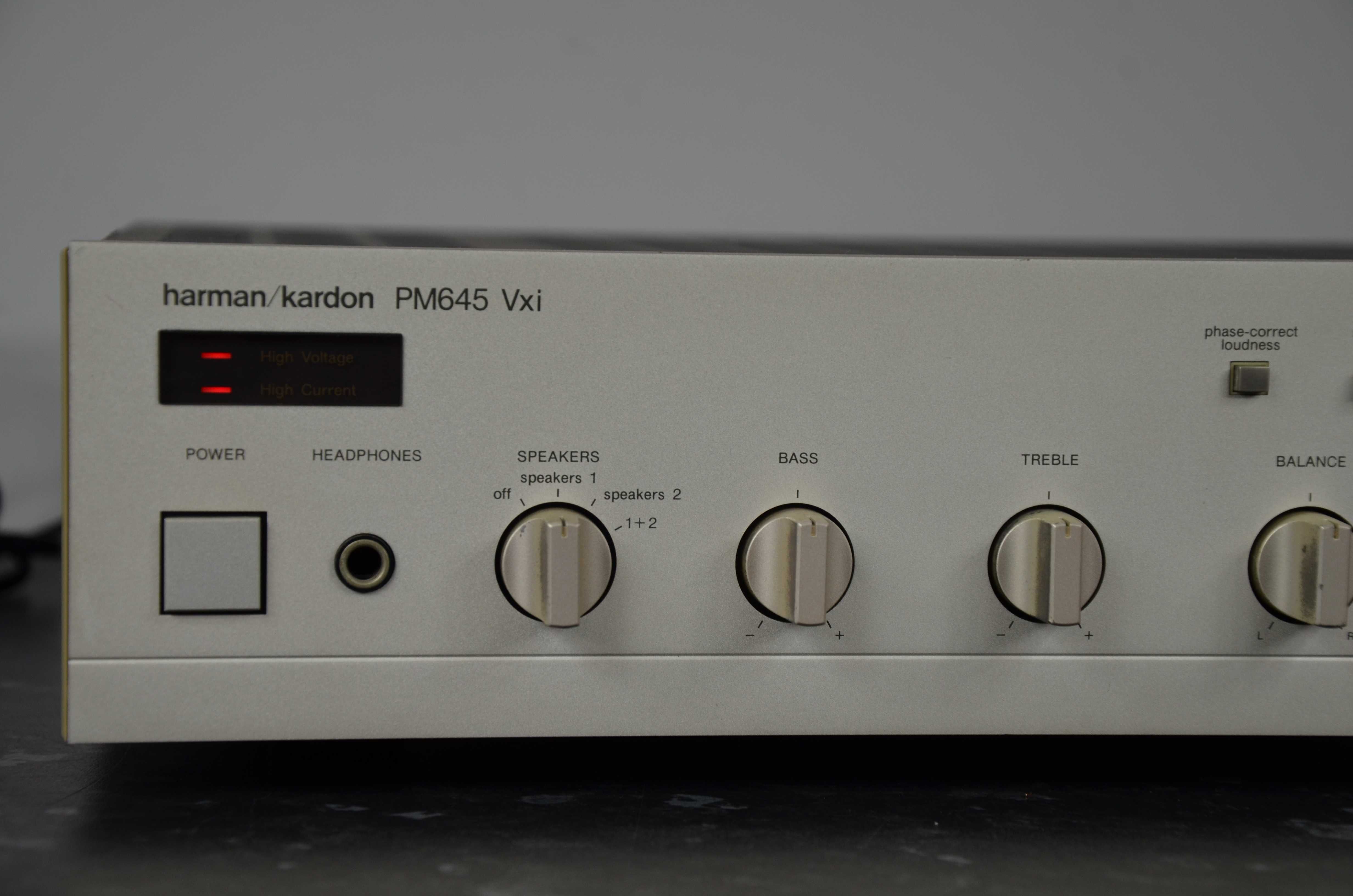 Wzmacniacz HARMAN KARDON PM-645 Vxi Super dźwięk okazja silver