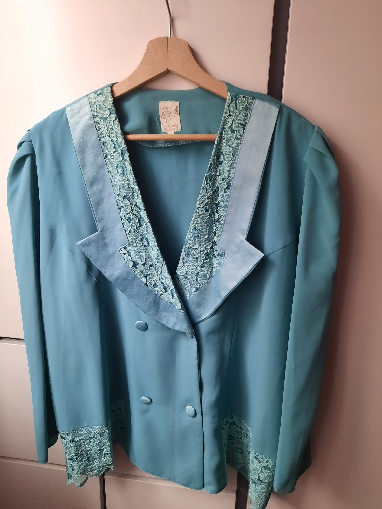Elegancka marynarka damska żakiet Vintage Italiana r. XL