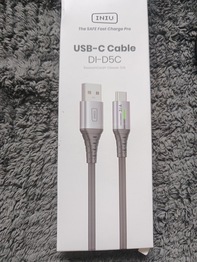 Kabel USB C szybkie ładowanie