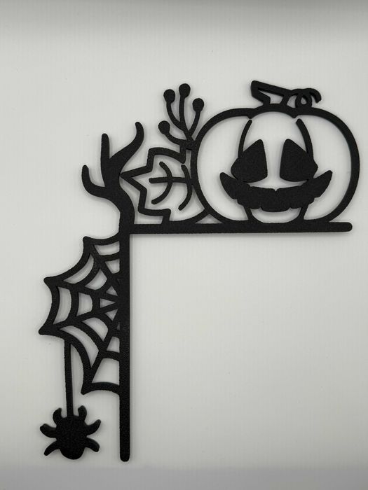 Halloween pajęczyna narożna dynia pająk 3D