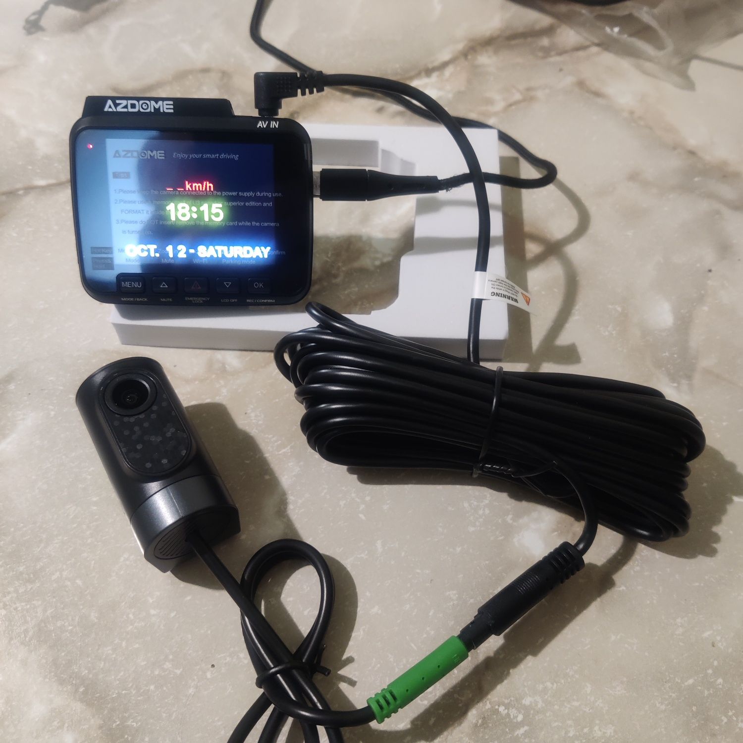 Відеореєстратор AZDOM GS63H Pro 4K + 1080