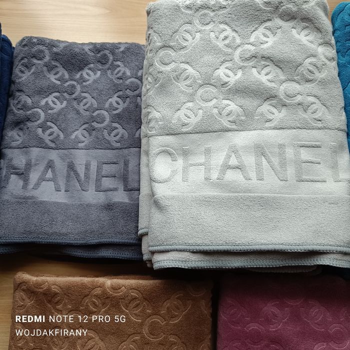 Ręczniki mikrofibra duże CHANEL 70x140cm