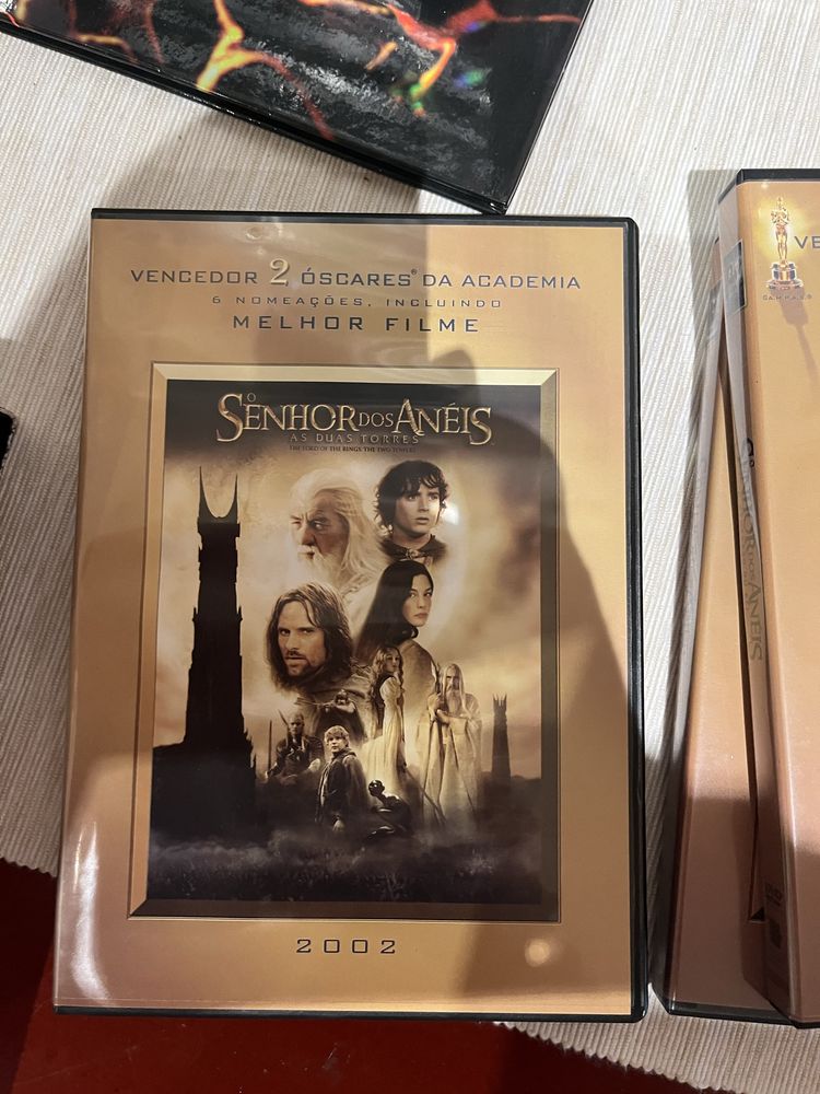 Filmes 3  dvd senhor dos anies com caixa novos nunca foram usados